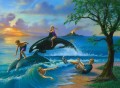 Kinder und Delphin 26 Zauber